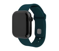 FIXED Set silikónových remienkov Silicone Sporty Strap pre Apple Watch 42/44/45/46mm tmavo zelený
