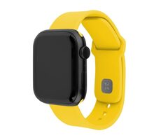 FIXED Set silikónových remienkov Silicone Sporty Strap pre Apple Watch 42/44/45/46mm žltý