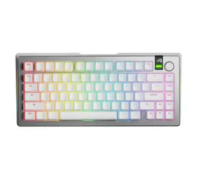 Glorious GMMK 3 Pro Wireless 75% - Fox Linear ANSI strieborná / herná 75% TKL / USB-C+BT / ANSI US / Fox Linear / RGB