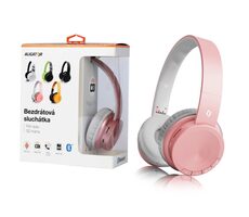 Aligator Bluetooth slúchadlá AH02 / FM / SD karta / rosegold