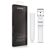 Aligator Náhradný remienok zo syntetickej kože pre Watch Grace 16mm / biely