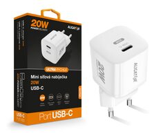 Aligator Rýchla nabíjačka Mini / PD 20W USB-C / biela
