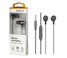Aligator Slúchadlá AE005 / Strong Bass / čierna