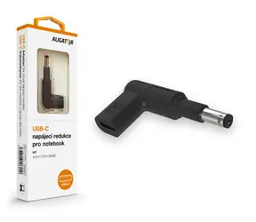 Aligator USB-C napájacia redukcia 4.8 x 1.7 mm (predĺžená) pre notebooky Asus/ Compaq/ HP