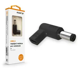Aligator USB-C napájacia redukcia 7.4 x 5.0 mm pre notebooky HP