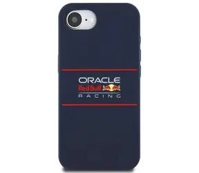 Red Bull Silicone Horizontal Logo MagSafe Zadný Kryt pre iPhone 16e modrá