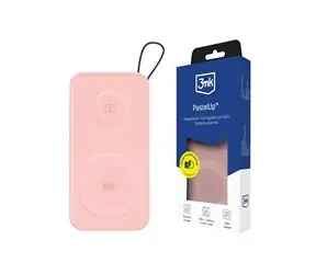 3mk PastelUp 10000mAh ružová / Powerbank / 22.5W / 1x USB-A / 1x USB-C 