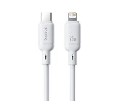 Baseus Silky (P10377700213-00) Rýchlonabíjací kábel USB-C/Lightning 20W 1m biela