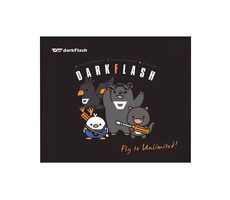 darkflash Gaming Mouse Pad čierna / herná podložka pod myš / 30x25cm