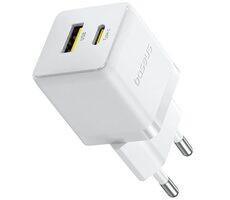 Baseus Palm (P10111608213-00) 20W Duálna USB rýchlonabíjačka biela / 1xUSB-A / 1xUSB-C / PD / QC