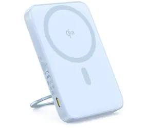 Baseus PicoGo Qi2 s otočným stojanom 5000mAh 20W modrá / Powerbanka / USB-C / Qi2 / Magsafe