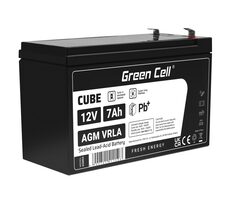 Green Cell VRLA AGM 12V | 2.1A | 7Ah