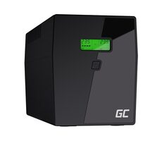 Green Cell 2000VA | 1200W / Záložný zdroj / 2-6ms / 2 x 12V/9Ah / 4X Schuko