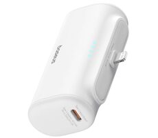 Baseus Compact 5000mAh 20W Lightning biela / Powerbanka / 1x Lightning(M) / 1xUSB-C(F)