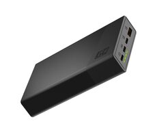 Green Cell PowerPlay20S 20000mAh / Power Bank / Li- POL / 5/9/12V / 3x USB-C / 1xUSB