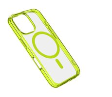 CellularLine Zadný kryt Iconic Mag s podporou Magsafe pre Apple iPhone 16 Pre číry/limetkový