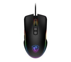 MSI Forge GM300 čierna / Herná optická myš / 7200 DPI / 7 tlačidiel / USB / RGB