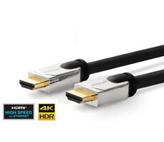 VivoLink PROHDMIHDM10 Prepojovací kábel HDMI 2.0 4K60Hz 10m strieborno-čierna / 2x HDMI (M)