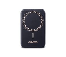 ADATA R100 MAGNETIC Power Bank čierna / 10000mAh / 18W / USB-A + USB-C
