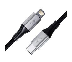 Allity AUC-01 Dátový kábel USB-C/Lightning 1m 27W čierna