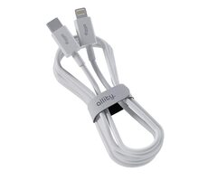 Allity AUC-03 Dátový kábel USB-C/Lightning 1m 27W biela