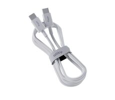 Allity AUC-03 Dátový kábel USB-C/USB-C 1m 60W biela