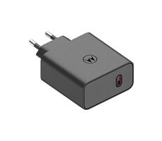 Motorola TurboPower Cestovná Nabíjačka čierna 125W / 2x USB-C / Quick Charge 3.0