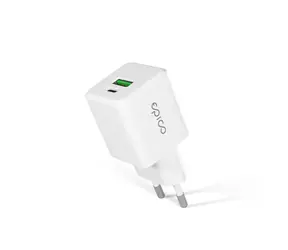 Epico UltraBoost GaN 20W biela / Nabíjačka / 1x USB-C / 1x USB-A