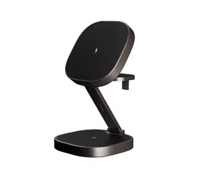 Allity AWC-220-25WMS Bezdrôtová MagSafe nabíjačka 3v1 25W čierna