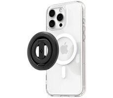 Spigen O-Mag Magnetic MagSafe úchytka/stojanček na telefón čierna