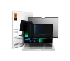 Spigen SafeView 1 Pack Privátna fólia pre MacBook Pro 14" M3 2024/M2 2023/M1 2021 / magnetické
