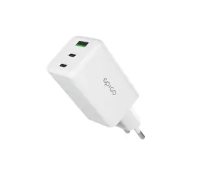 Epico UltraBoost EA40 GaN / 65W / sieťový adaptér / biela / 1x USB-C / 1x USB-A