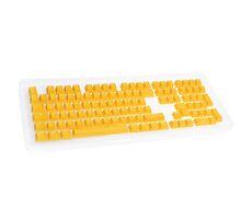 Ducky Double-Shot Keycap Set / PBT / žltá / 109 kláves / DE 