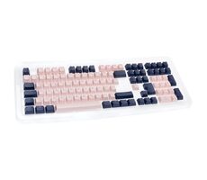 Ducky Double-Shot Keycap Set / PBT / modro-ružová / 109 kláves / DE 