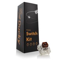 Ducky Kailh Box Brown Switches / mechanické / 3-Pin / taktilný / MX-Stem / 50g / hnedá / 110 kláves