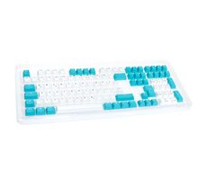 Ducky Keycap Set / PBT / ISO / bielo-modrá / 109 kláves / DE