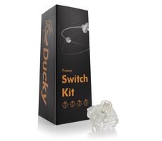 Ducky Kailh Y Switches / mechanická / 5-Pin / lineárne / MX-Stem / 50 g / transparentné / 110 kláves