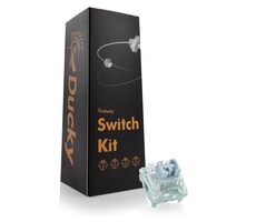 Ducky TTC Bluish White Switch / mechanická / 3-Pin / lineárne / MX-Stem / 42g / modrá / 110 kláves
