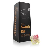 Ducky TTC Gold Pink Switch / mechanický / 3-Pin / lineárne / MX-Stem / 37g / žltá / 110 kláves