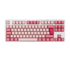 Ducky One 3 TKL Cherry MX-Red ružová / herná klávesnica / mechanická / drôtová USB-C / DE