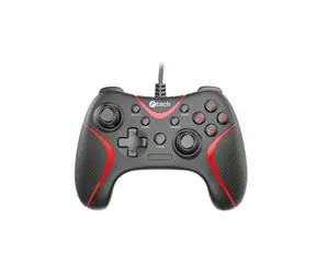C-tech Theon gamepad / drôtový / USB / vibračný / pre PC a PS3 