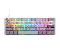 Ducky One 3 Mini Cherry MX-Silent-Red sivá / herná klávesnica / podsvietená / mechanická / drôtová USB-C / US