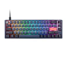 Ducky One 3 Cherry MX-Brown modrá / herná klávesnica / podsvietená / mechanická / drôtová USB-C / US
