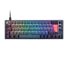 Ducky One 3 Cherry MX-Brown modrá / herná klávesnica / podsvietená / mechanická / drôtová USB-C / DE