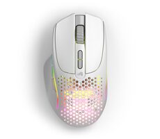 Glorious Model I 2 Wireless biela / herná bezdrôtová myš / 26000 DPI / BT + 2.4GHz + USB / 9 tlačidiel / RGB