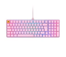 Glorious GMMK 2 Full-Size Keyboard - Fox switches ružová / herná klávesnica / Glorious Fox / USB-C / 1.8 m / DE Layout