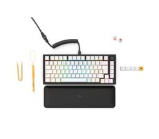Glorious GMMK Pro Black Slate 75% TKL čierna / herná klávesnica / mechanická / spínače Fox / RGB / UK Layout 