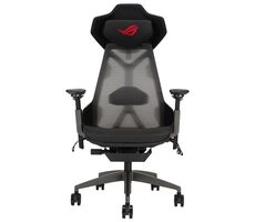 Asus ROG Destrier Ergo čierna / Herná stolička / nastaviteľná / látková / pojazd. kolieska / nosnosť 150 kg 