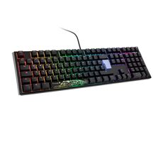 Ducky One 3 Classic Cherry MX-Red čierna / herná klávesnica / podsvietená / mechanická / drôtová USB-C / DE