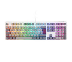 Ducky One 3 Cherry MX-Silent-Red šedá / herná klávesnica / podsvietená / mechanická / drôtová USB-C / DE